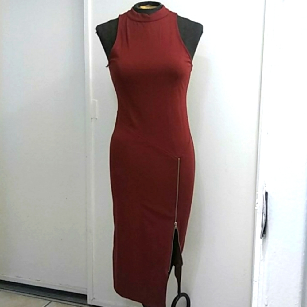 Burgundy Dress